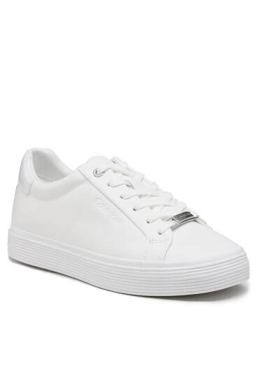 Calvin Klein Сникърси Vulc Lace Up HW0HW01372 Triple White 0K4 - Mera.bg