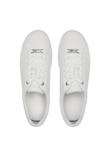 Calvin Klein Сникърси Vulc Lace Up HW0HW01372 Triple White 0K4 - Mera.bg