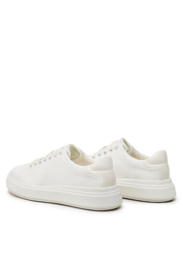 Calvin Klein Сникърси Raides Cupsole Lace Up - Satin HW0HW01426 Marshmallow YBJ - Mera.bg