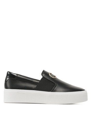 Calvin Klein Сникърси Flatform Cupsole Slip On W/Hw HW0HW01421 Ck Black BEH - Mera.bg