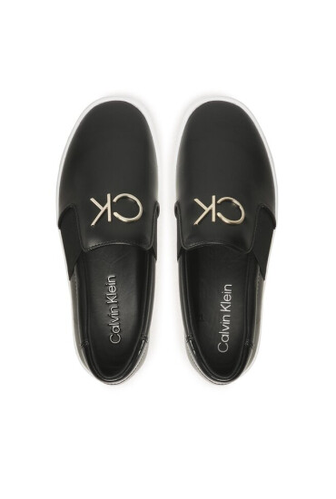 Calvin Klein Сникърси Flatform Cupsole Slip On W/Hw HW0HW01421 Ck Black BEH - Mera.bg