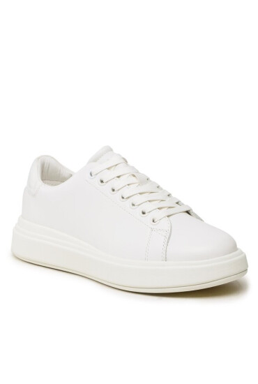 Calvin Klein Сникърси Raised Cupsole Lace Up HW0HW01425 Бял - Mera.bg