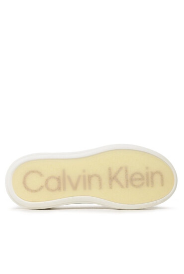 Calvin Klein Сникърси Raised Cupsole Lace Up HW0HW01425 Бял - Mera.bg