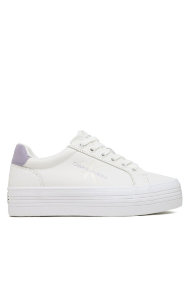 Calvin Klein Сникърси Vulc Flatform YW0YW01223 White Mix 0K5 - Mera.bg