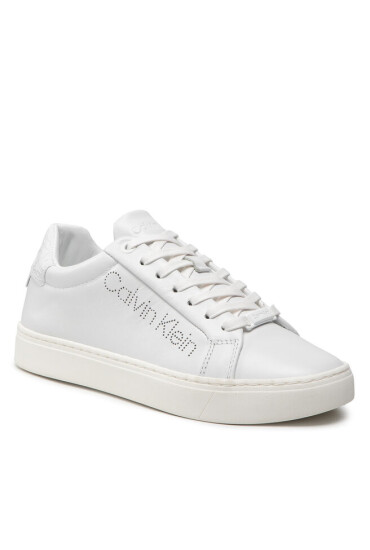 Calvin Klein Сникърси Cupsole Lace Up Perf HW0HW00768 Triple White 0K4 - Mera.bg
