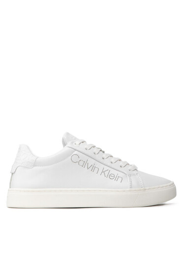 Calvin Klein Сникърси Cupsole Lace Up Perf HW0HW00768 Triple White 0K4 - Mera.bg