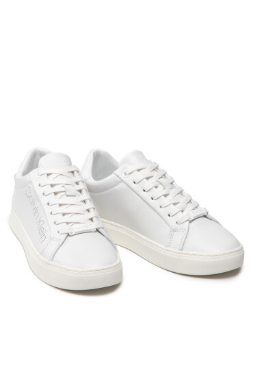 Calvin Klein Сникърси Cupsole Lace Up Perf HW0HW00768 Triple White 0K4 - Mera.bg