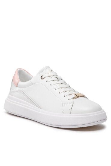 Calvin Klein Сникърси Gend Neut Lace Up Lth HW0HW00919 Бял - Mera.bg