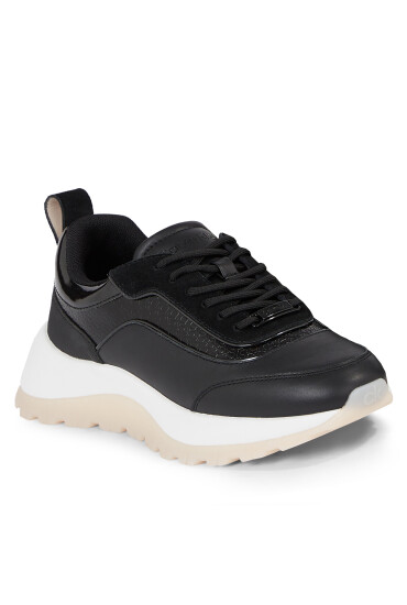 Calvin Klein Сникърси 2 Piece Runner S Lace Up-Nano Mn HW0HW01644 Черен - Mera.bg