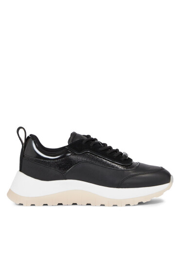 Calvin Klein Сникърси 2 Piece Runner S Lace Up-Nano Mn HW0HW01644 Черен - Mera.bg