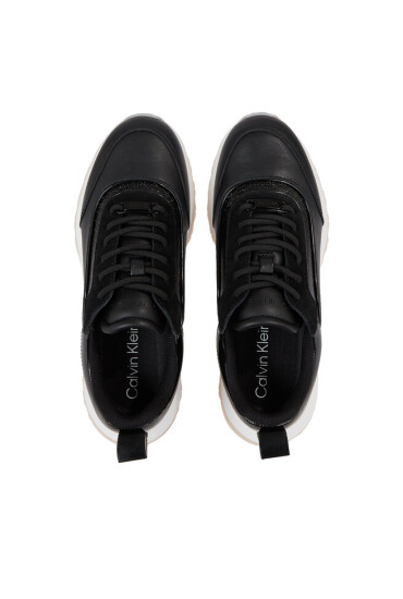Calvin Klein Сникърси 2 Piece Runner S Lace Up-Nano Mn HW0HW01644 Черен - Mera.bg