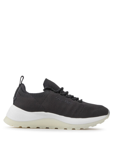 Calvin Klein Сникърси 2 Piece Sole Lace Up Knit HW0HW01337 Черен - Mera.bg