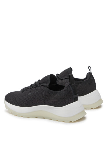 Calvin Klein Сникърси 2 Piece Sole Lace Up Knit HW0HW01337 Черен - Mera.bg