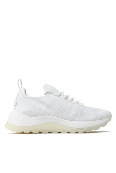 Calvin Klein Сникърси 2 Piece Sole Lace-Up-Knit HW0HW01337 Бял - Mera.bg