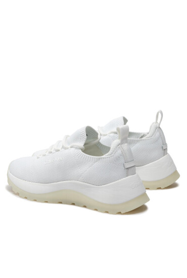 Calvin Klein Сникърси 2 Piece Sole Lace-Up-Knit HW0HW01337 Бял - Mera.bg
