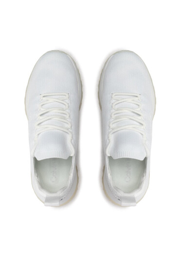 Calvin Klein Сникърси 2 Piece Sole Lace-Up-Knit HW0HW01337 Бял - Mera.bg