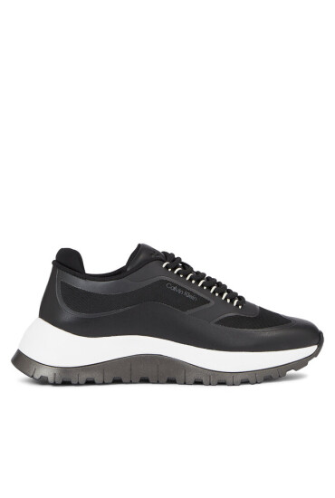Calvin Klein Сникърси 2 Piece Sole Runner Lace Up HW0HW01640 Ck Black BEH - Mera.bg
