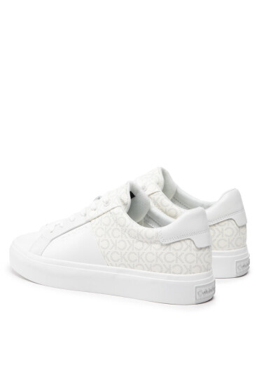 Calvin Klein Сникърси Vulc Lace Up-Mono Mix FW0FW06523 White Mono Mix OK5 - Mera.bg