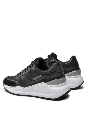Calvin Klein Сникърси Internal Wedge Lace Up HW0HW00917 Ck Black BAX - Mera.bg