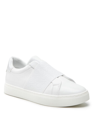 Calvin Klein Сникърси Cupsole Slip On HW0HW013250K7 Бял - Mera.bg