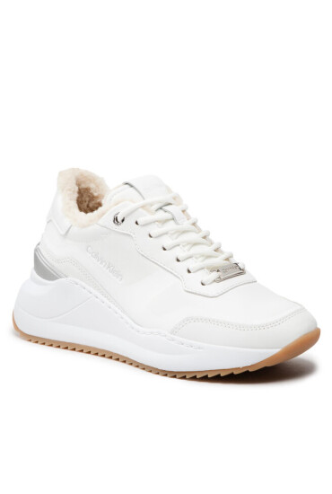 Calvin Klein Сникърси Chunky Intern Wedge Lace Up Wl HW0HW01222 Ck White YAF - Mera.bg