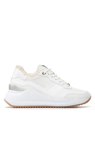 Calvin Klein Сникърси Chunky Intern Wedge Lace Up Wl HW0HW01222 Ck White YAF - Mera.bg