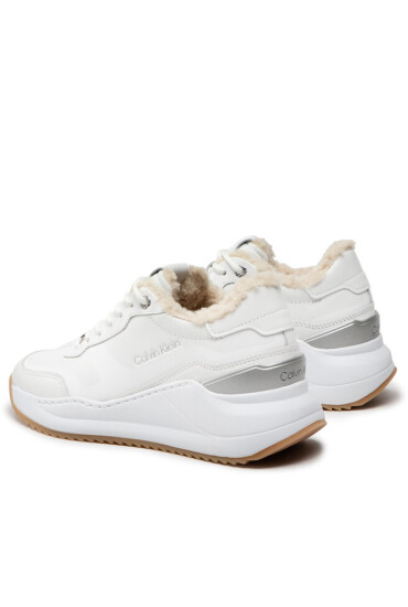 Calvin Klein Сникърси Chunky Intern Wedge Lace Up Wl HW0HW01222 Ck White YAF - Mera.bg