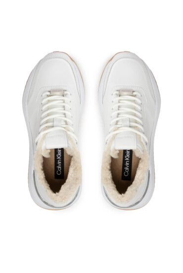 Calvin Klein Сникърси Chunky Intern Wedge Lace Up Wl HW0HW01222 Ck White YAF - Mera.bg