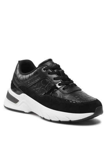 Calvin Klein Сникърси Elevated Runner Lace Up-Hf Mix HW0HW01336 Ck Black BAX - Mera.bg