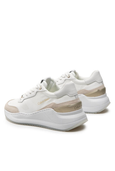 Calvin Klein Сникърси Internal Wedge Lace Up-Nylon Mix HW0HW00917 Ck White YAF - Mera.bg