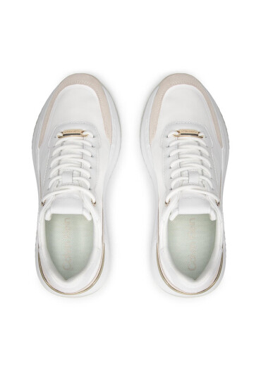 Calvin Klein Сникърси Internal Wedge Lace Up-Nylon Mix HW0HW00917 Ck White YAF - Mera.bg