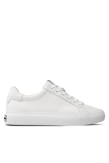 Calvin Klein Сникърси Vulc Lace Up HW0HW00797 White Mono Mix 0LE - Mera.bg