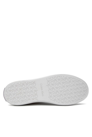 Calvin Klein Сникърси Vulc Lace Up HW0HW00797 White Mono Mix 0LE - Mera.bg