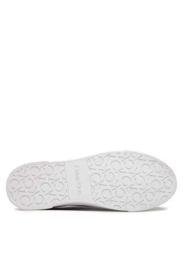 Calvin Klein Сникърси Low Profile Lace-Up HW0HW01190 White/Brown Mono 0K4 - Mera.bg