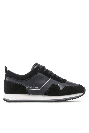 Calvin Klein Сникърси Low Top Lace Up Lth HM0HM00881 Pvh Black BEH - Mera.bg
