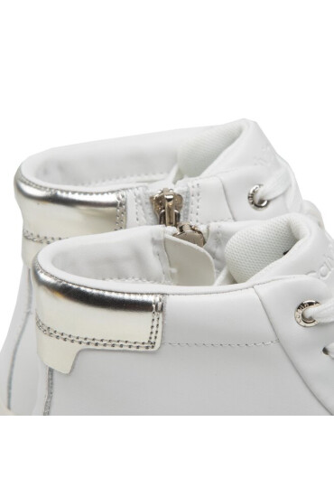 Calvin Klein Сникърси Vulc High Top HW0HW01343 White/Pale Gold 0LC - Mera.bg