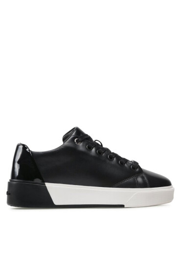 Calvin Klein Сникърси Heel Cupsole Lace Up-Lth Mix HW0HW01209 Ck Black BAX - Mera.bg
