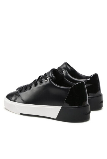 Calvin Klein Сникърси Heel Cupsole Lace Up-Lth Mix HW0HW01209 Ck Black BAX - Mera.bg