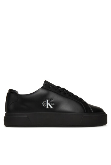 Calvin Klein Сникърси Basket Cupsole Laceup Lth Ml YW0YW01945 Черен - Mera.bg
