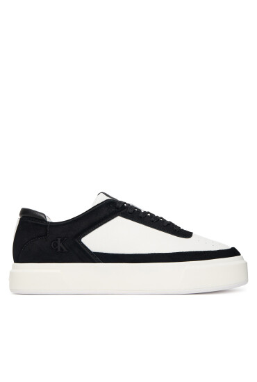 Calvin Klein Сникърси Basket Cupsole Laceup Lth-Su YM0YM01354 Черен - Mera.bg