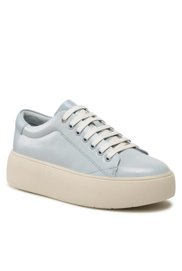 Calvin Klein Сникърси Bubble Cupsole Lace Up HW0HW01432 Pearl Blue DYI - Mera.bg