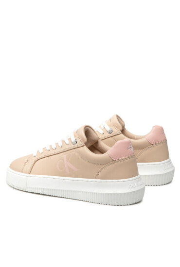 Calvin Klein Сникърси Chunky Cupsole Laceup Low Ess YW0YW00807 Tuscan Beige/Pink Blush 0GD - Mera.bg