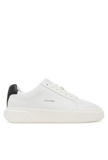 Calvin Klein Сникърси Chunky Cupsole Laceup Lth Wn YW0YW01947 Бял - Mera.bg