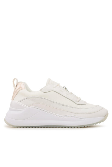 Calvin Klein Сникърси Chunky Internal Wedge Lace Up HW0HW01552 Екрю - Mera.bg