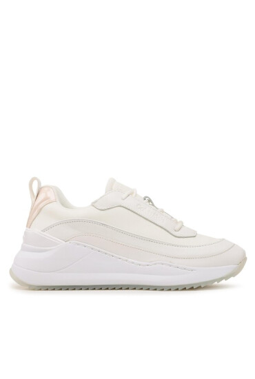 Calvin Klein Сникърси Chunky Internal Wedge Lace Up HW0HW01552 Екрю - Mera.bg