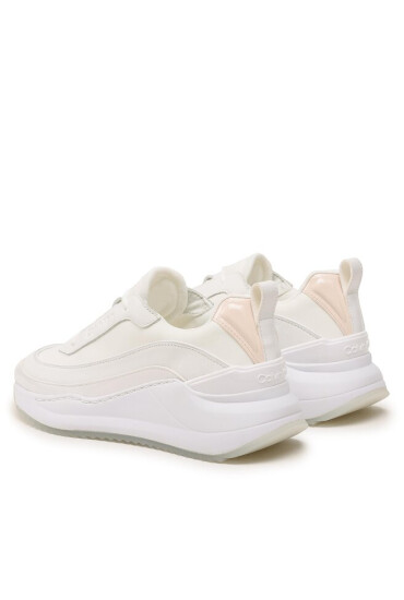 Calvin Klein Сникърси Chunky Internal Wedge Lace Up HW0HW01552 Екрю - Mera.bg