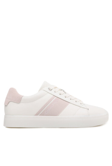 Calvin Klein Сникърси Clean Cupsole Lace Up HW0HW01415 Marshmallow/Crystal Gray - Mera.bg