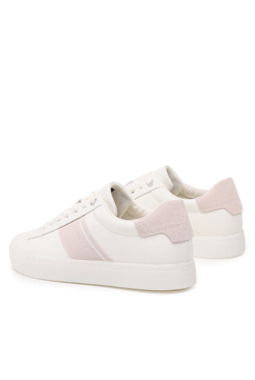 Calvin Klein Сникърси Clean Cupsole Lace Up HW0HW01415 Marshmallow/Crystal Gray - Mera.bg