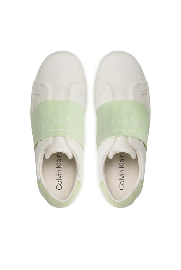 Calvin Klein Сникърси Clean Cupsole Slip On-He HW0HW01416 Екрю - Mera.bg