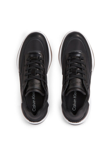 Calvin Klein Сникърси Cloud Wedge Lace Up HW0HW01647 Черен - Mera.bg